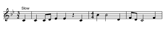 William the Waterboy Version 1 of 2 - staff notation