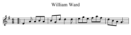William Ward - staff notation