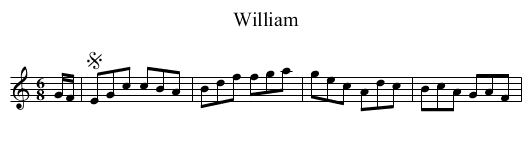 William - staff notation