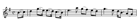 WILLIE BREW'D A PECK O' MAUT - staff notation