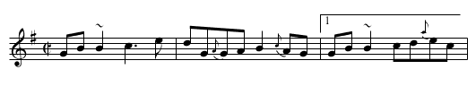 Willie Clancy's - staff notation