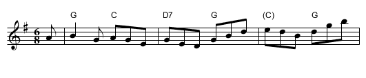 Willie Coleman's Jig - staff notation