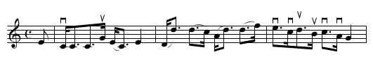 WILLIE DUNCAN - staff notation
