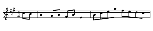 Willie Taylor's Fiddle - staff notation