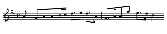 WILLIE WAS A WANTON WAG - staff notation