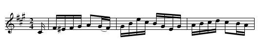 Will's Reel - staff notation