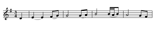Willy O'Winsbury - staff notation