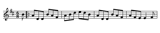 Willy Walsh's Jig - staff notation