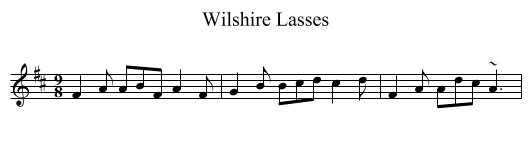 Wilshire Lasses - staff notation