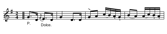 WILT THOU BE MY DEARIE, or the Souter's Daughter - staff notation