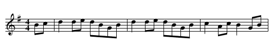 Wind the Bobbin Up - staff notation