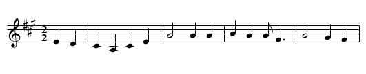 Wind Up Her Little Ball of Yarn - staff notation