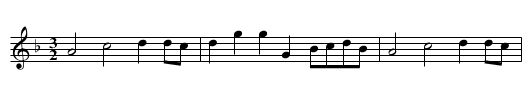 Winder's Hornpipe - staff notation