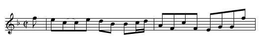 Windsor Castle - staff notation