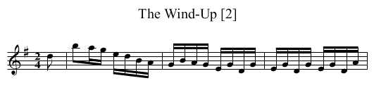Wind-Up [2], The - staff notation