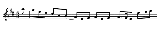 Wink of Her Eye - staff notation
