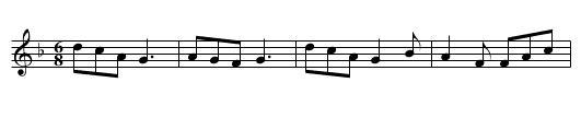 Winnie Hayes' Jig - staff notation