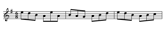 Winnie Hayes' - staff notation