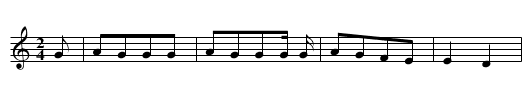 Winterrosen - staff notation