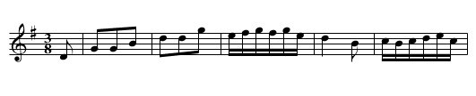 Wirtemberg Waltz - staff notation