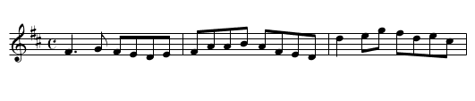 Wise Maid - staff notation