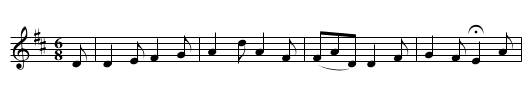 With Jockey to the Fair - staff notation