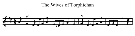 Wives of Torphichan, The - staff notation