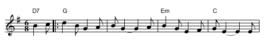 Wizard of Oz medley p.2 - staff notation