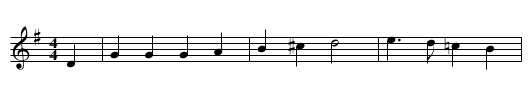 WO FIND ICH DANN DEINS VATERS HAUS - staff notation