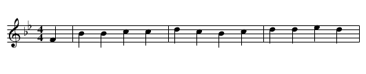 WOHER DIE FLOCKEN UEBERALL - staff notation