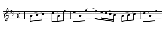 WOLFF'S DANISH WALTZ - staff notation