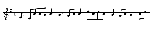 Woman of the House - staff notation