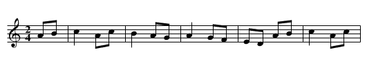 Wombat, The  - staff notation