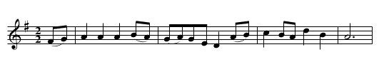 Won't You Sit With Me Awhile - staff notation