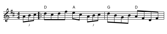 Woodcock Hill HP - staff notation