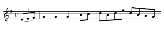 Woods Hornpipe. JC.246 - staff notation