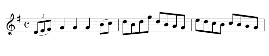 WOODS HORNPIPE - staff notation
