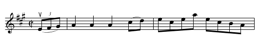 WOOD'S HORNPIPE - staff notation