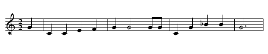 Wyndham Drovers - staff notation