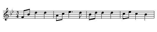 Wyszla jedna ladna byla - staff notation