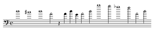 XI. Lasso vita mia, - staff notation