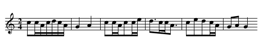 Xia laoying - staff notation
