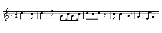 Xian hua - staff notation
