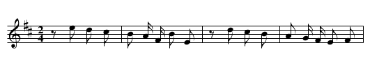 Xiangsi ling - staff notation