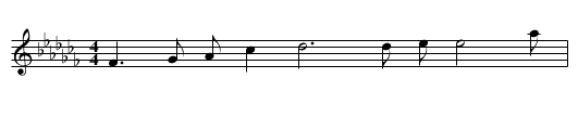 Xiao huama - staff notation