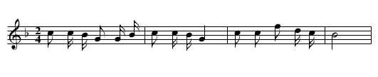 Xiaoguafu shangfen - staff notation