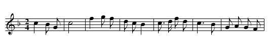 Xiaoguafu shangfen - staff notation