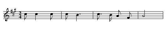 Xiaoguafu shangfen - staff notation