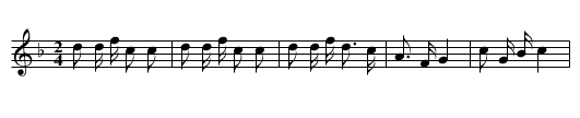 Xiaonigu sichuen - staff notation