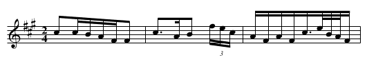 Xiashui bannao haozi - staff notation